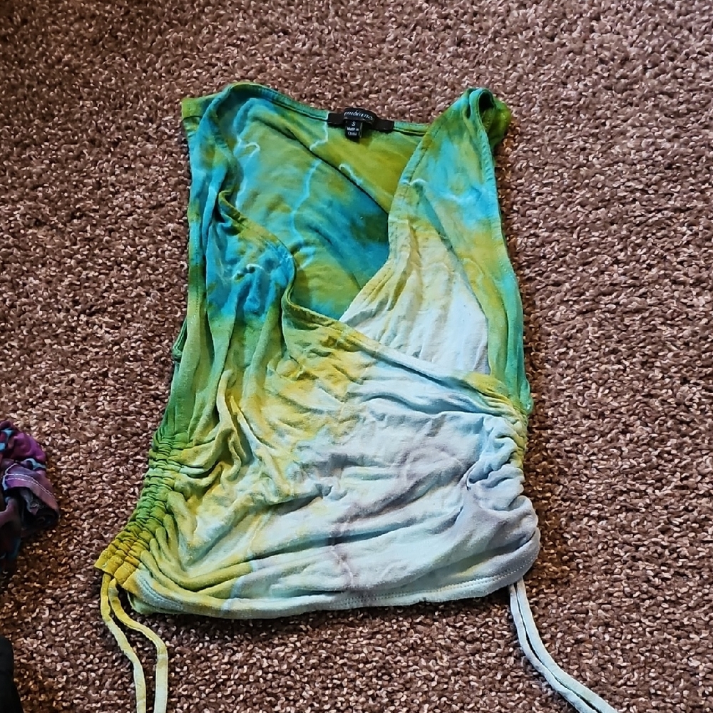 Katya Moon Dyes Cross Tank Sz Small